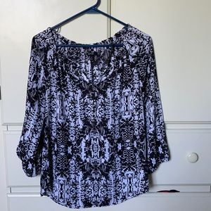 Black and White women’s top